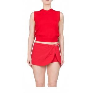 NEW SANDY LIANG melty vest in red